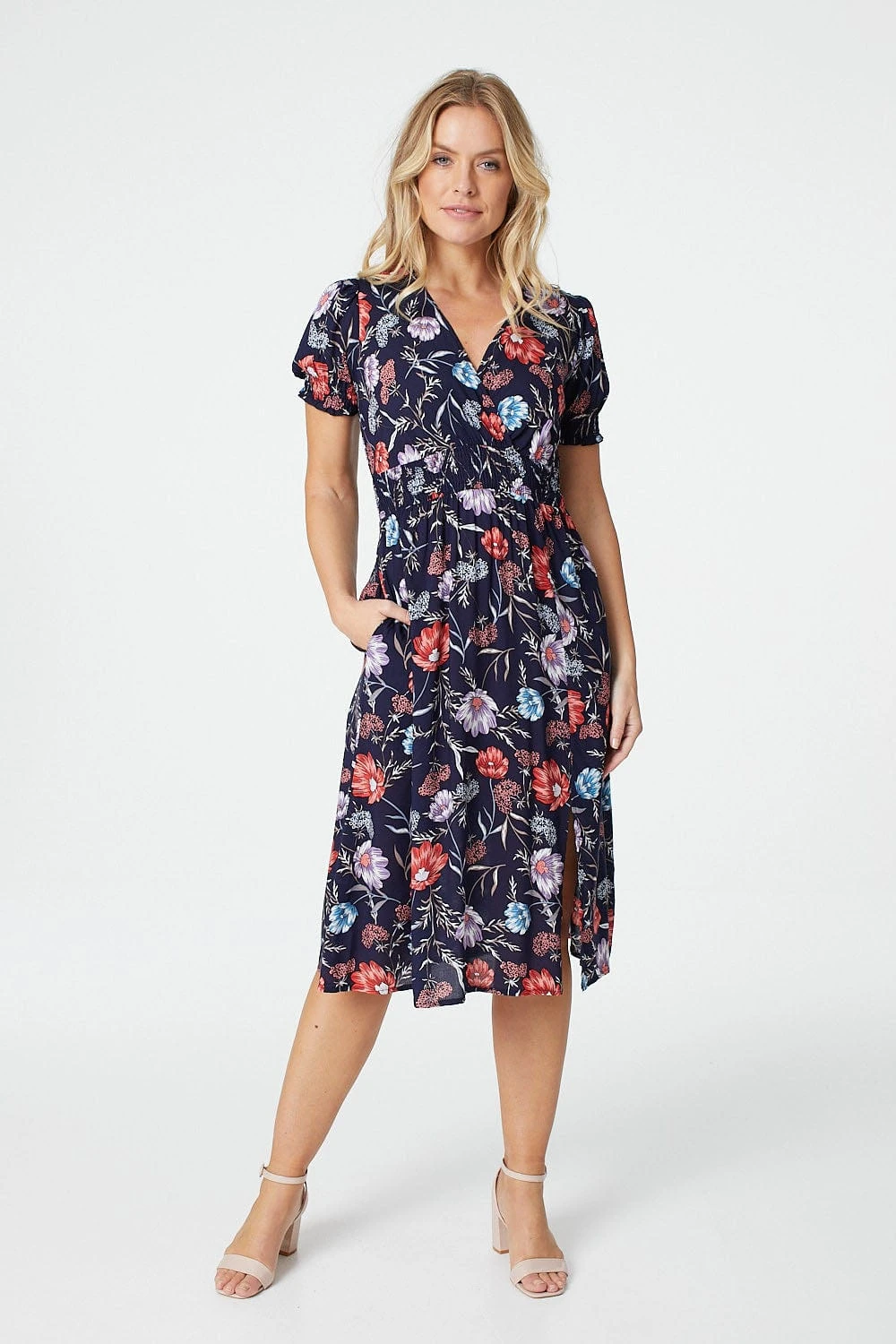 Floral Short Sleeve Dress 1 Floral Short Sleeve Dress