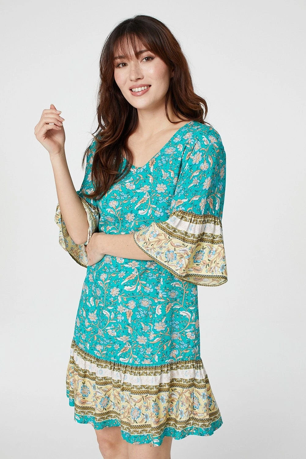 Vintage Floral Smock Dress 1 Vintage Floral Smock Dress