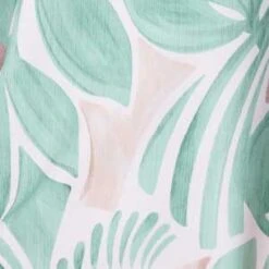 Floral V-Neck Knee Length Shift Dress -Girls Zone D165875 GREEN swatch