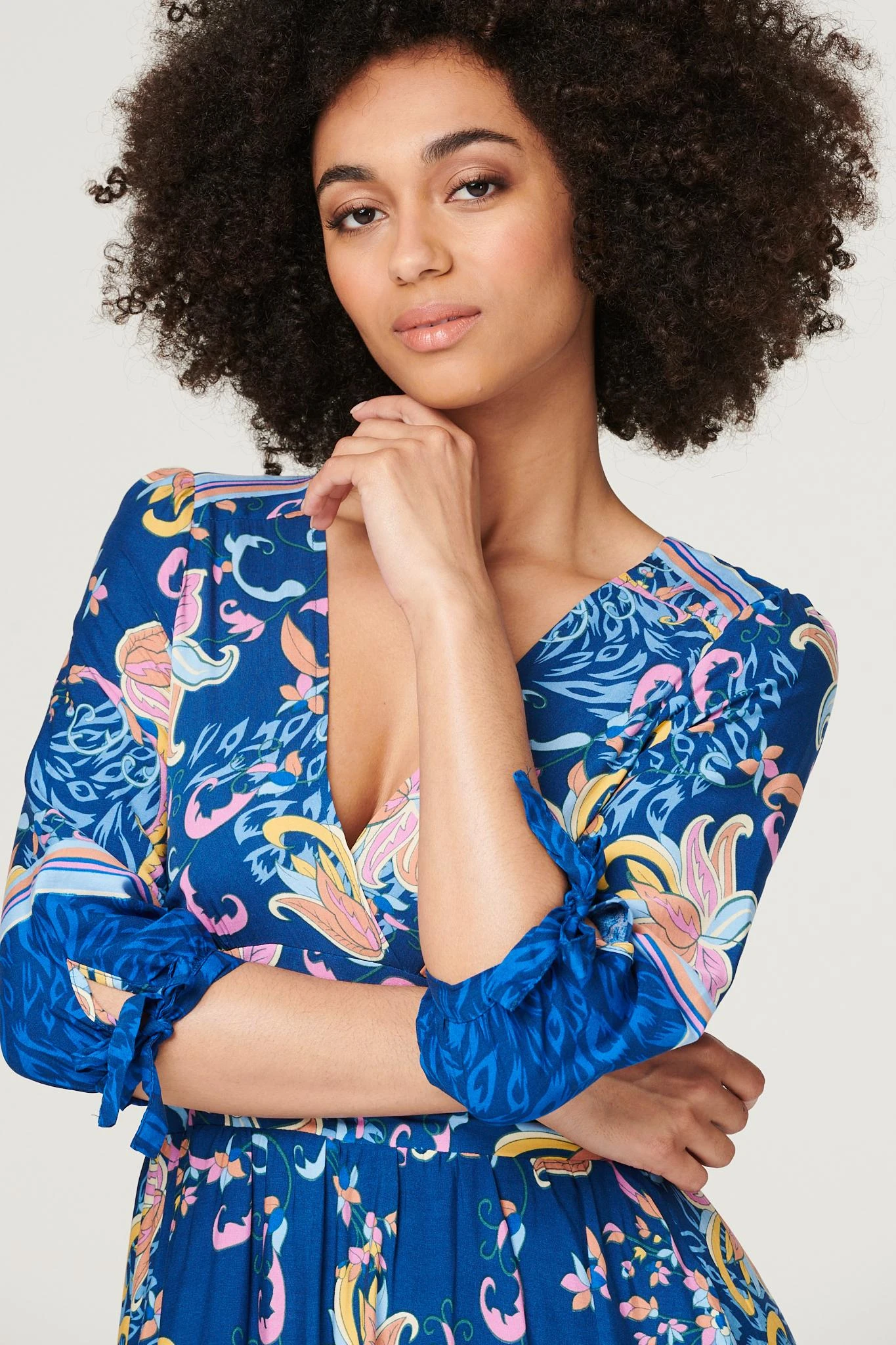 Floral Empire Tiered Maxi Dress 4 Floral Empire Tiered Maxi Dress - Image 4