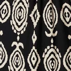 Printed Sleeveless Empire Maxi Dress -Girls Zone D170661 BLACKANDWHITE swatch