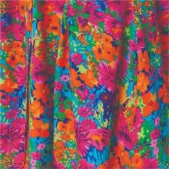 Floral V-Neck Frilled Sleeve Short Dress 15 Floral V-Neck Frilled Sleeve Short Dress -Girls Zone D171219 MULTI PINK swatch