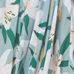 Floral Knee Length Skater Dress 15 Floral Knee Length Skater Dress -Girls Zone D513646 MULTI GREEN swatch