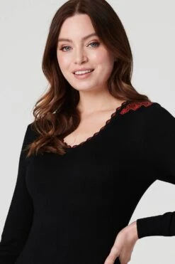 Printed Fit & Flare Dress With Scarf -Girls Zone KD171028 MULTI BLACK ALT 3